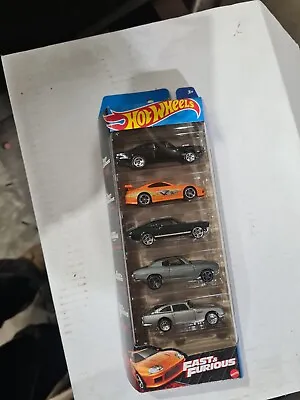 Buy Hot Wheels Fast And Furious 5 Pack New 2023 With Toyota Supra HYL 70 • 15.99£
