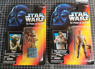 Buy Hasbro Star Wars POTF2 Yoda Jedi Training + DAGOBAH Luke • 17£