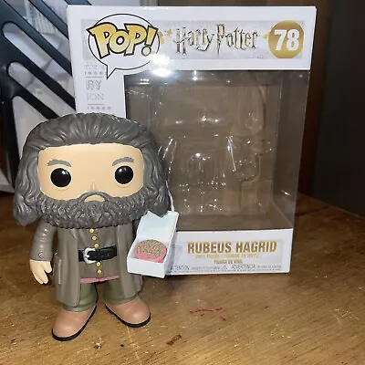 Buy FUNKO POP MOVIES - No. 78 - 6 INCH - HARRY POTTER - RUBEUS HAGRID (with CAKE) • 9.99£