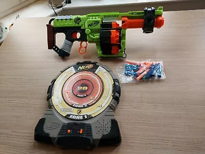 Buy NERF Gun Zombie Strike Doominator Blaster With Target Board And Darts • 13£