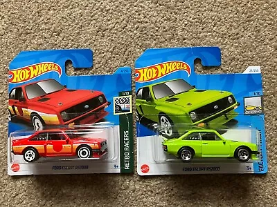 Buy Hot Wheels Ford Escort RS2000 Red And Green Versions(New) Factor Fresh • 6£