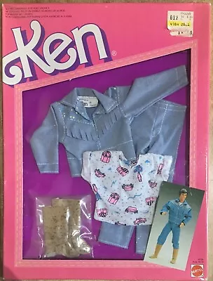 Buy Barbie Mattel Jeans Look Fashions Outfit Ken Vintage 87' • 66.93£