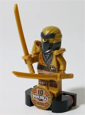 Buy New LEGO Ninjago 71737 Golden Cole Minifigure Legacy 10th Anniversary - Genuine • 38.99£