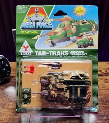 Buy Mega Force MOC - Tar Traks Armoured Transport. Factory Sealed. Kenner Toy. • 29.99£
