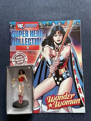 Buy EAGLEMOSS  DC Comics Super Hero Collection No.8 WONDER WOMAN, New With Magazine • 11.50£