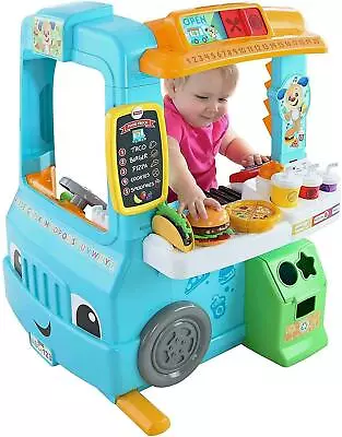 Buy BOX DAMAGED! Fisher-Price Laugh And Learn Servin Up Fun Food Truck Playset DYM74 • 57.99£