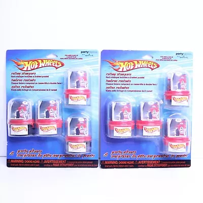 Buy Lot Of 2 Hallmark Hot Wheels Rolling Rubber Tire Stampers 4 Party Favors 2006 • 17£
