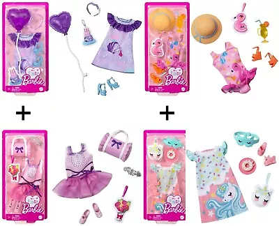 Buy My First Barbie 4x Fashion Set Doll Clothes Unicorn Balet Swim Suit Party • 20.80£