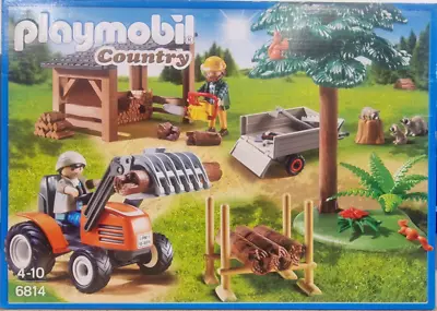 Buy Playmobil 6814 Country Lumber Yard With Tractor *FREE POSTAGE* • 22£