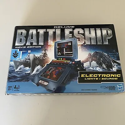 Buy Deluxe Battleship Movie Edition Hasbro 2011 Electronic Works W/ Pieces COMPLETE  • 34.58£