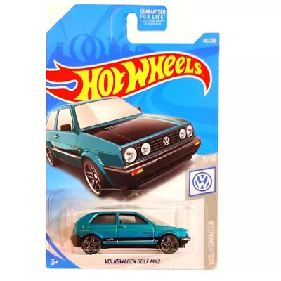 Buy Hot Wheels Die-Cast Vehicle Volkswagen Golf MK2 Turquoise • 8.99£