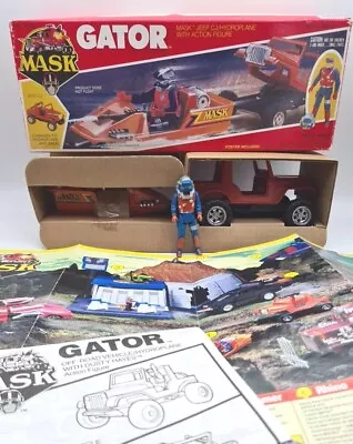 Buy M.A.S.K Kenner Gator 1986 Complete Figure, Boxed, Inners & Instructions A87 • 149.99£