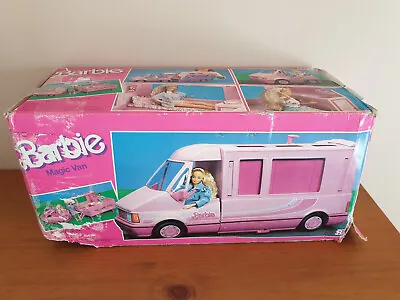 Buy Barbie - Vintage Magic Motor Van Home Camping Car 2938 Rare Vintage 1989 Mattel • 51.38£