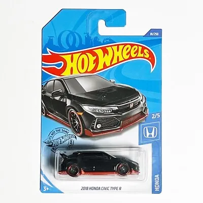 Buy Hot Wheels Honda Series 2018 Honda Civic Type R (Black) • 7.69£