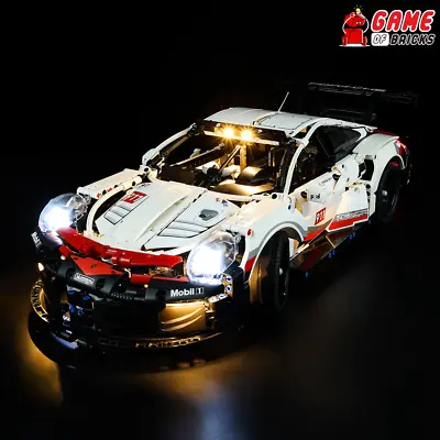 Buy LED Light Kit For Porsche 911 RSR - Compatible With LEGO® 42096 Set (Classic) • 25.51£