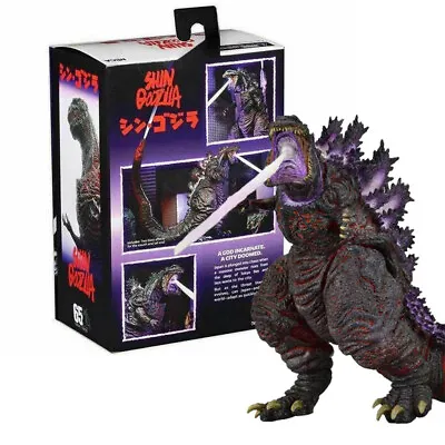 Buy NECA Atomic Blast Shin Godzilla 2016 Movie 6  Action Figure Head Tail Purple UK • 30.18£
