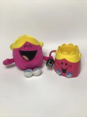 Buy LITTLE MISS Chatterbox 6” Soft Toy Plush Beanie Fisher Price 2008 +Mcdonalds Cup • 12.99£