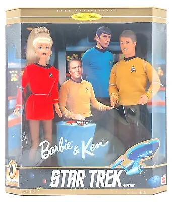 Buy 1996 Star Trek 30 Years Barbie & Ken Gift Set Of 2 Dolls / Mattel 15006, NrfB • 72.74£
