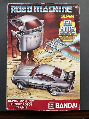 Buy Vintage 1985 Bandai Super Gobots Robo Machine Friendly Robot Porsche Boxed Gobot • 130£