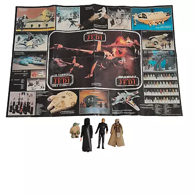 Buy Star Wars Return Of The Jedi  1983 Figures  Bundle & Poster Inc Darth Vader • 17.99£