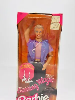 Buy 1992 Barbie Earring Magic Ken Made In Malaysia NRFB • 301.15£