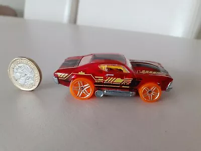 Buy Hot Wheels 69 Chevelle TM GM Red Orange Wheels Near Mint Condition Rare Model • 4.95£