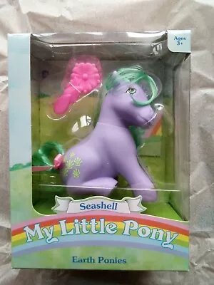 Buy My Little Pony Seashell New MIB Basic Fun Classic G1 Sea Shell Reproduction • 8.99£
