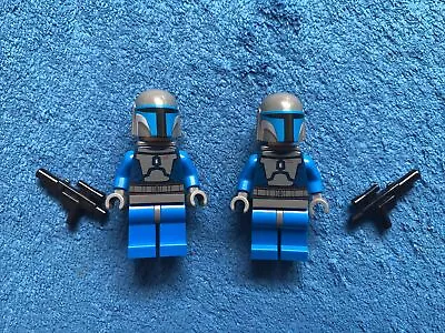 Buy 2 X LEGO Minifigure Mandalorian Death Watch Warrior With Guns Star Wars • 5.99£