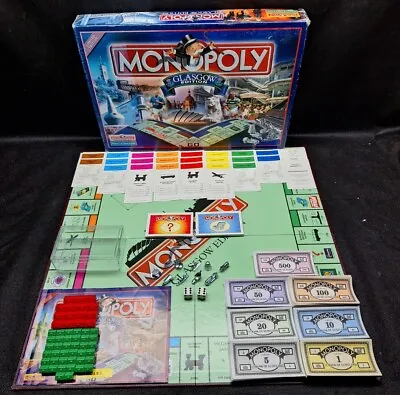 Buy Monopoly Glasgow Edition 2001 Hasbro Board Game Scotland Trading Game Complete • 12£