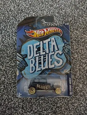 Buy Hot Wheels Delta Blues 32 Ford Vicky 3/32 Model Sealed On Card • 9£