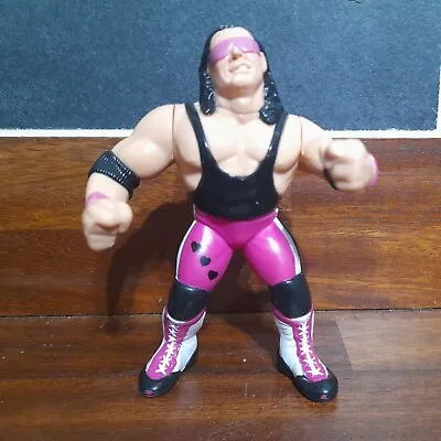 Buy WWF Hasbro Vintage Wrestling Figure - Bret The Hitman Hart - 1990s - Working • 19.99£