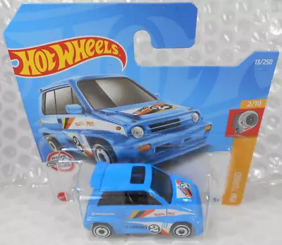 Buy Hot Wheels 1985 Honda City Turbo II (blue) Sealed On Short Card #13/2022 • 3.50£