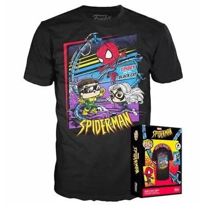 Buy Funko Boxed Tee: Marvel - Spider-Man: Spidey Cat Doc - Small - (S) - T-Shirt - C • 8.74£