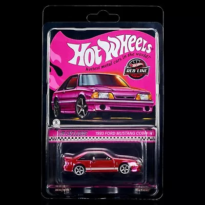 Buy Hot Wheels RLC Exclusive Pink Edition 1993 Ford Mustang Cobra R  *PRE ORDER* • 58.49£