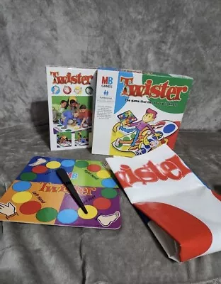Buy MB Games Twister 1999 Hasbro Vintage  Ties You Up In Knots Family Party Game • 5.99£