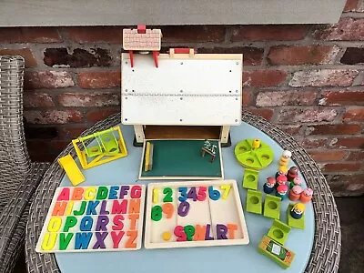 Buy Vintage Fisher Price Little People Family School House Play Set 1971 • 30£