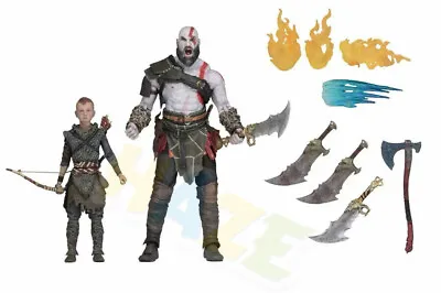 Buy NECA 2018 God Of War4 Kratos & Atreus Figure Model Toy New In Box New Gift  • 104.75£