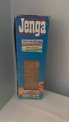 Buy Jenga Wooden Brick Building Family Game. 1996. Hasbro • 4.99£