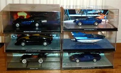 Buy Eaglemoss Batman Automobilia Collection - 6 Vehicles Bat Mobile Cars & Bat Boat • 13.50£