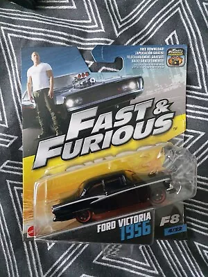 Buy Mattel Fast & Furious 8 - 1956 FORD VICTORIA 1:55 Diecast Metal NEW SEALED • 5£