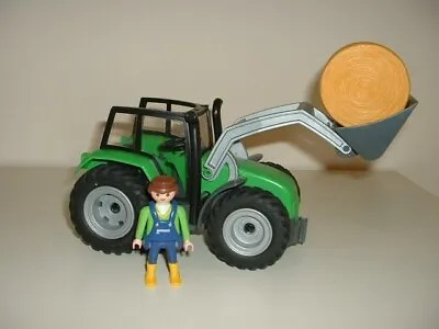 Buy Playmobil Farm Tractor - Hay Baler & Farmer. • 10£