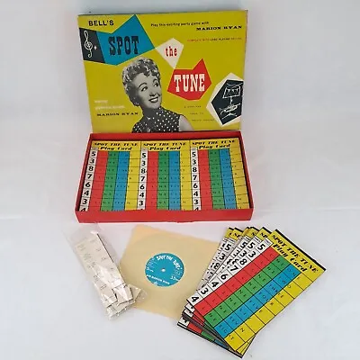 Buy Bell's Spot The Tune Marion Ryan Game Vintage 1950s • 8.99£