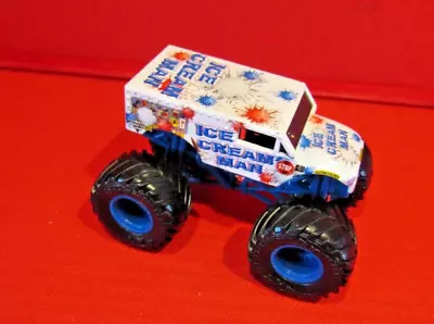 Buy Monster Jam Truck  Ice Cream Man 1:64 Blue Wheel Rims • 14.95£