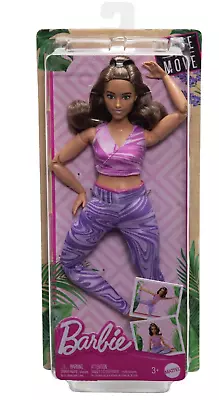 Buy Barbie Made To Move Brunette Fashion Doll With Curvy Body Toy New With Box • 26.75£