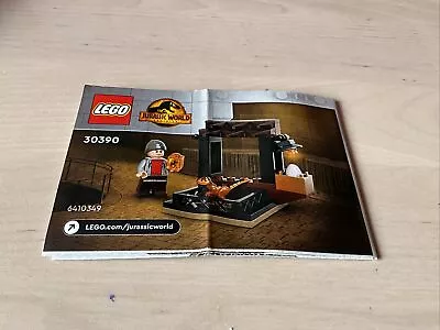 Buy Lego 30390 Dinosaur Market Jurassic Park World Instructions Only • 2.49£
