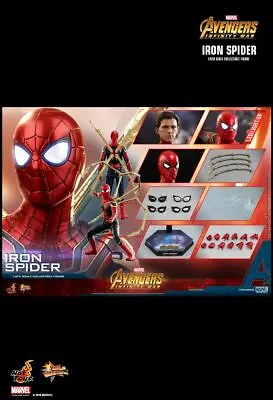 Buy HOT TOYS MMS482 AVENGERS: INFINITY WAR IRON SPIDER -1/6 Figure  • 402.26£