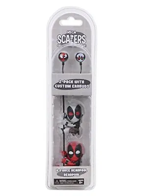 Buy Marvel - 2 Pack Of 5cm Characters With Custom Earbuds Deadpool And X Force Deadp • 34.84£