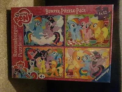 Buy Ravensburger My Little Pony 4 X 42 Pieces Bumper Pack Jigsaw Puzzles Hasbro • 8.99£