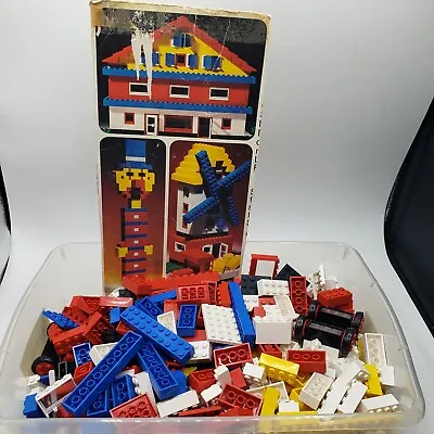 Buy VINTAGE 1970’s LEGO S Universal Building Basic Set Classic Bricks Box Legos 2lbs • 18.95£