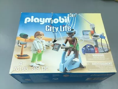 Buy Playmobil City Life 70195 Hospital Physio Therapist Boxed New • 5.49£